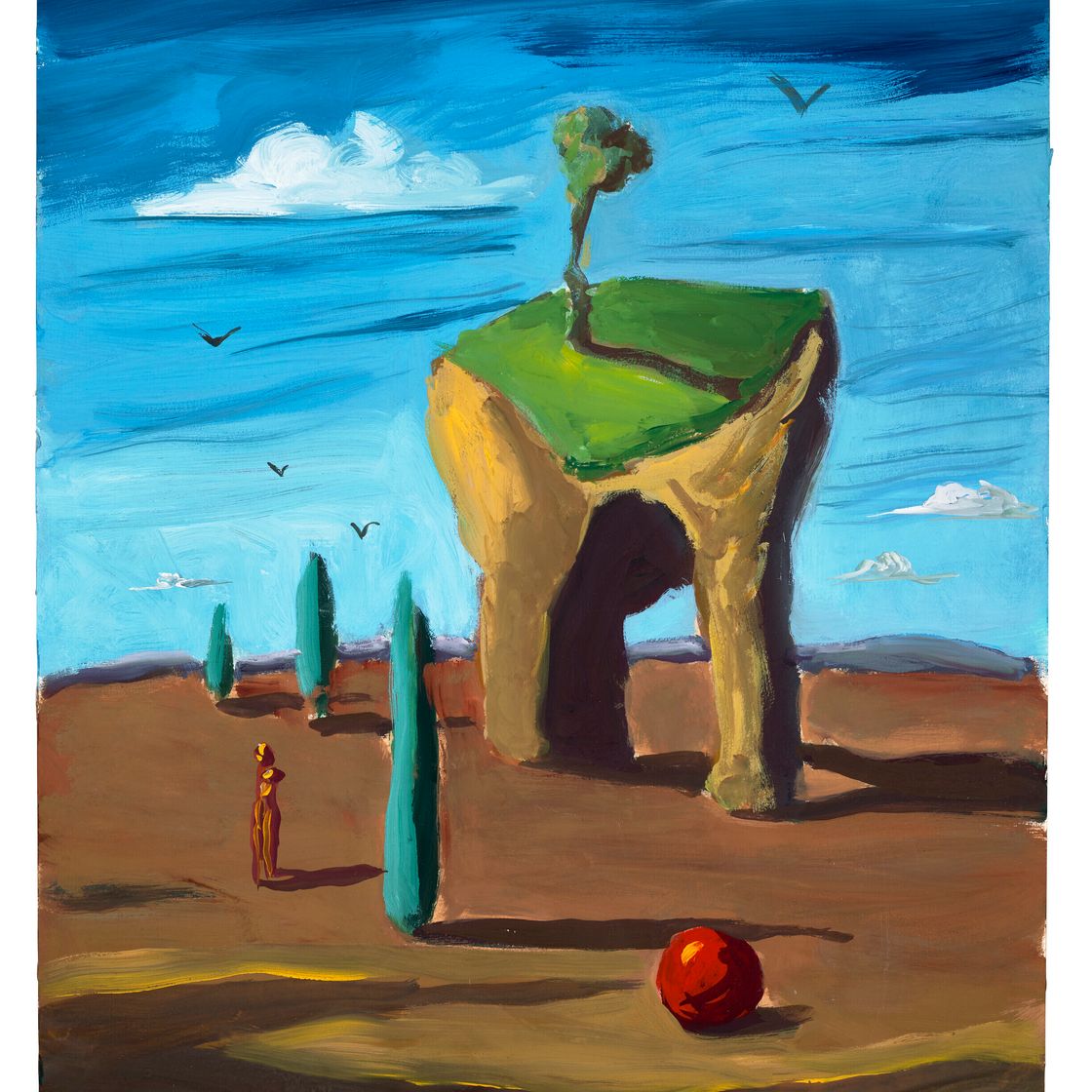 George Condo — Человеческий ландшафт и ловушка для мыслей [Две работы], изображение 2