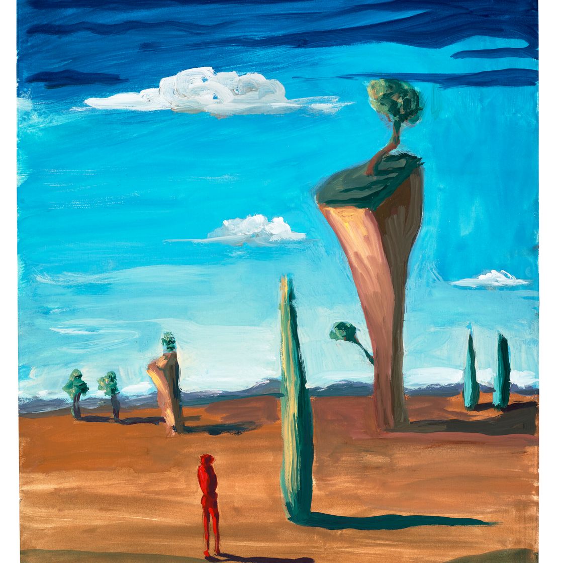 George Condo — Человеческий ландшафт и ловушка для мыслей [Две работы], изображение 3