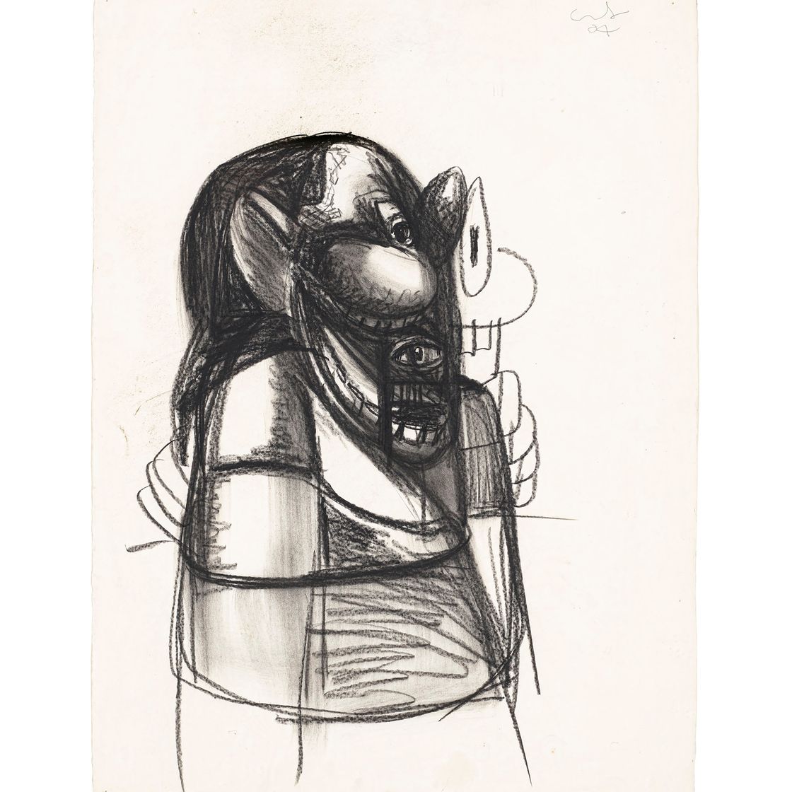 George Condo — Без названия (Скульптурный этюд), изображение 1