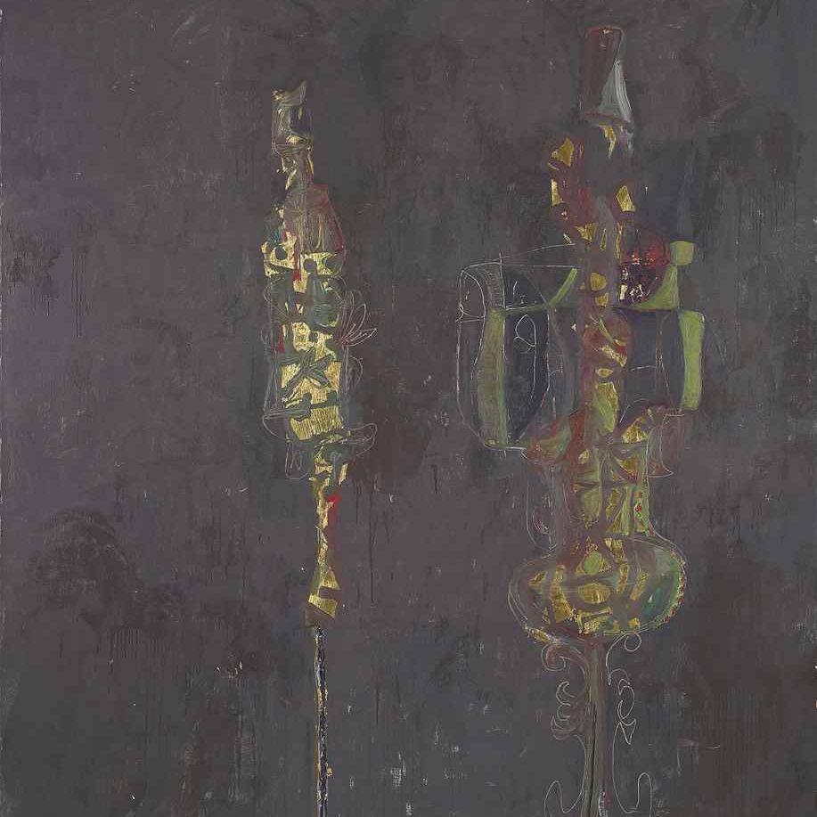 George Condo — Портрет Жаклин и Джулиана Шнабель в часовне Матисса