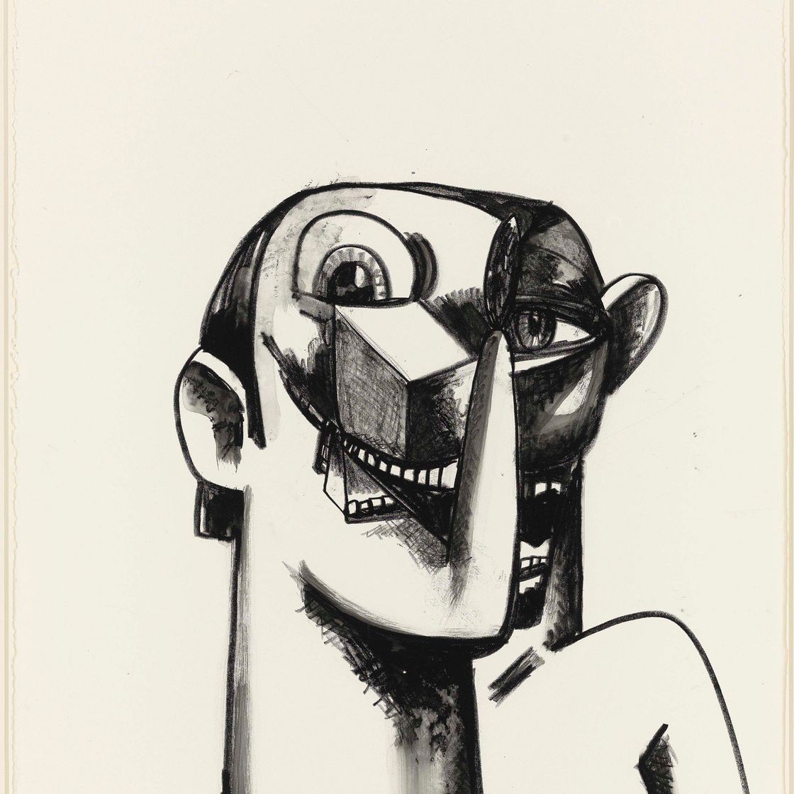 George Condo — Портретная композиция