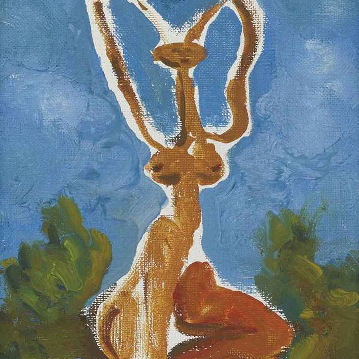 George Condo — Обнаженный пейзаж