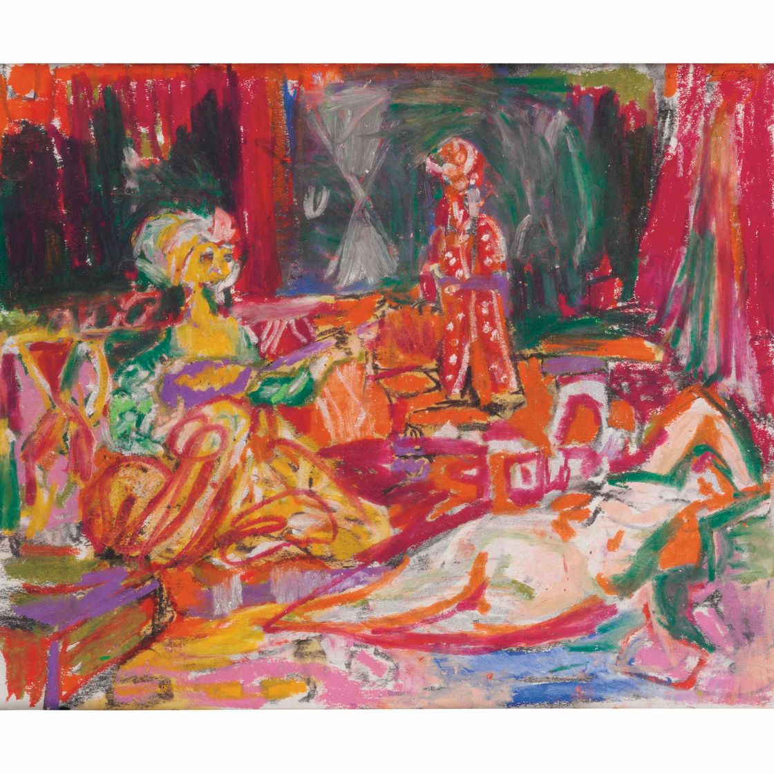 George Condo — Импровизация одалиски