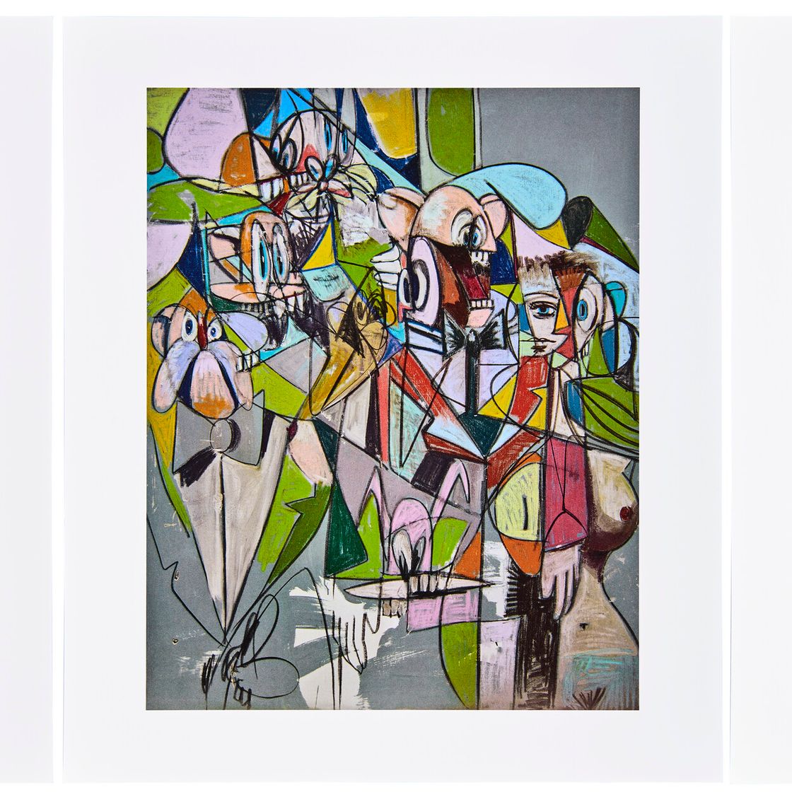 George Condo — Рисование картин