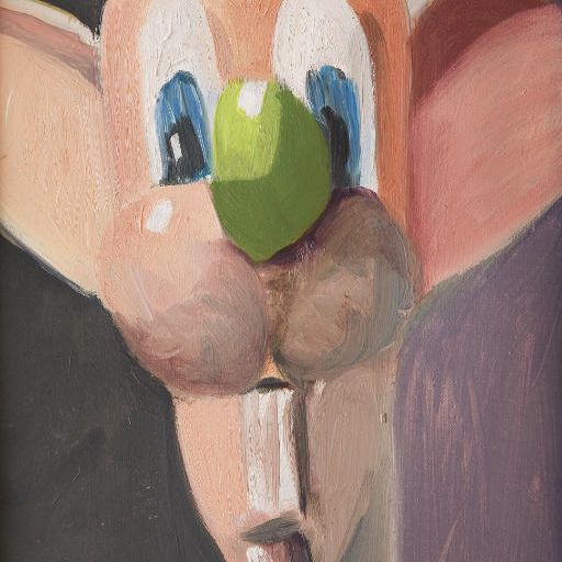 George Condo — Человек-стручок