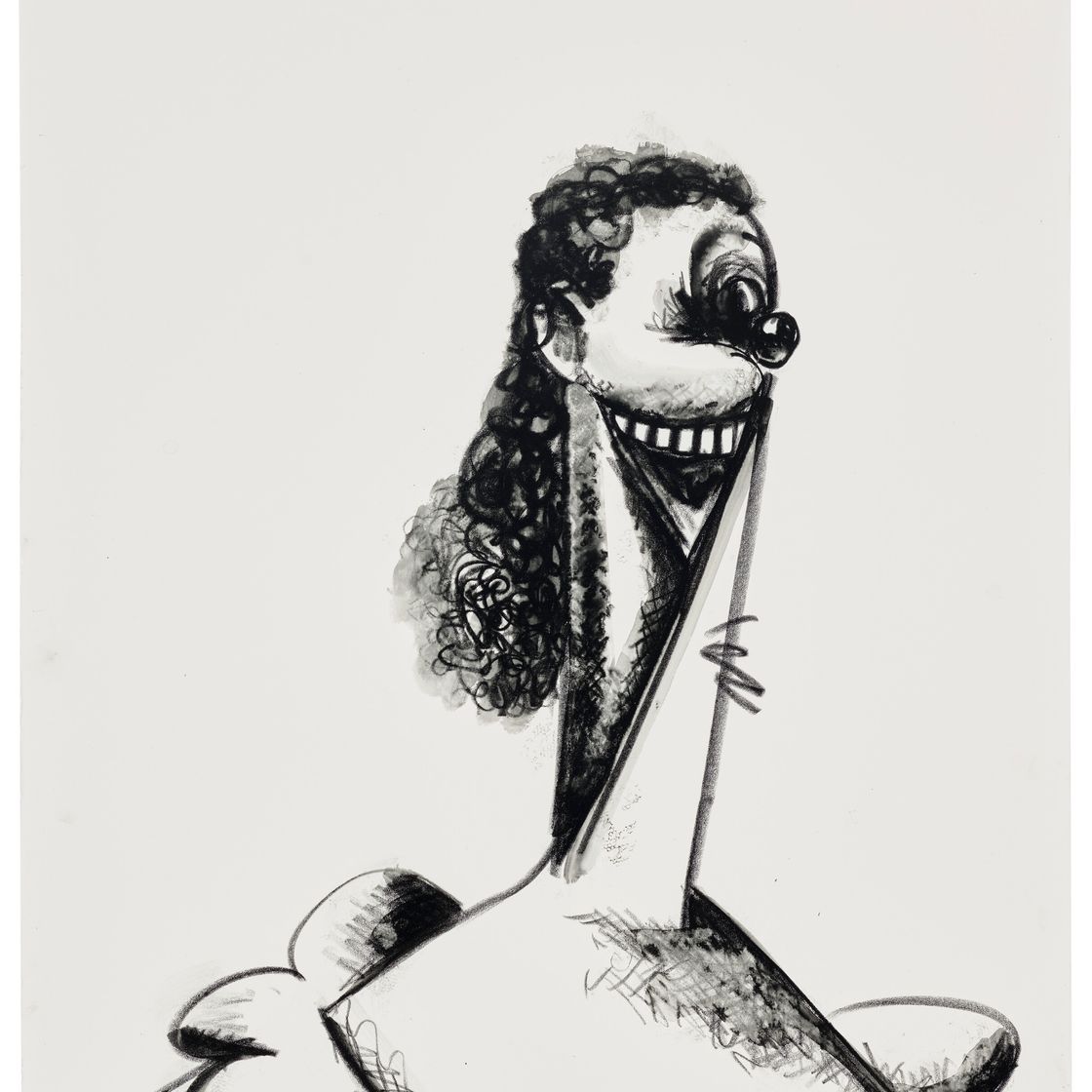 George Condo — Улыбающаяся женщина, изображение 1
