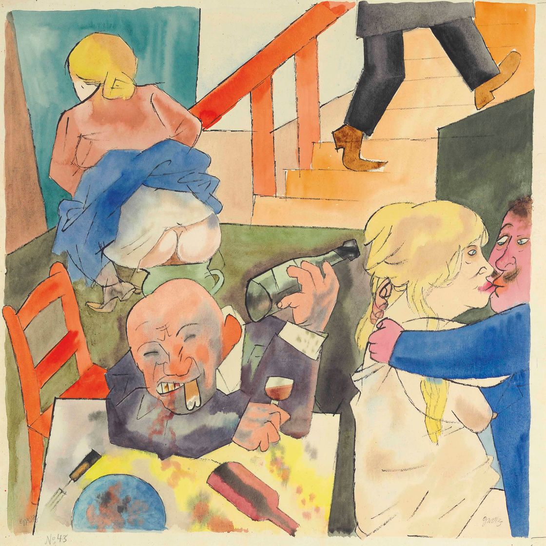 George Grosz — Оргия