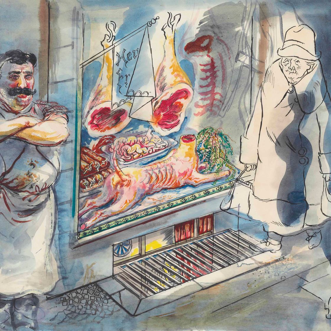 George Grosz — Дер Вег Аллен Фляйшес II
