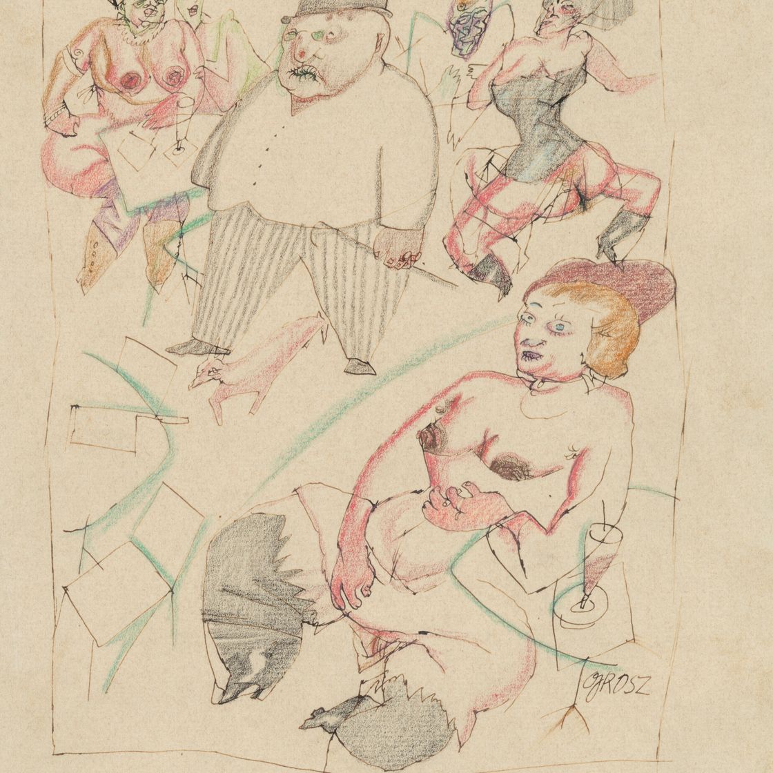 George Grosz — Начткафе