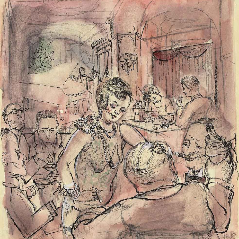 George Grosz — Ночной клуб V