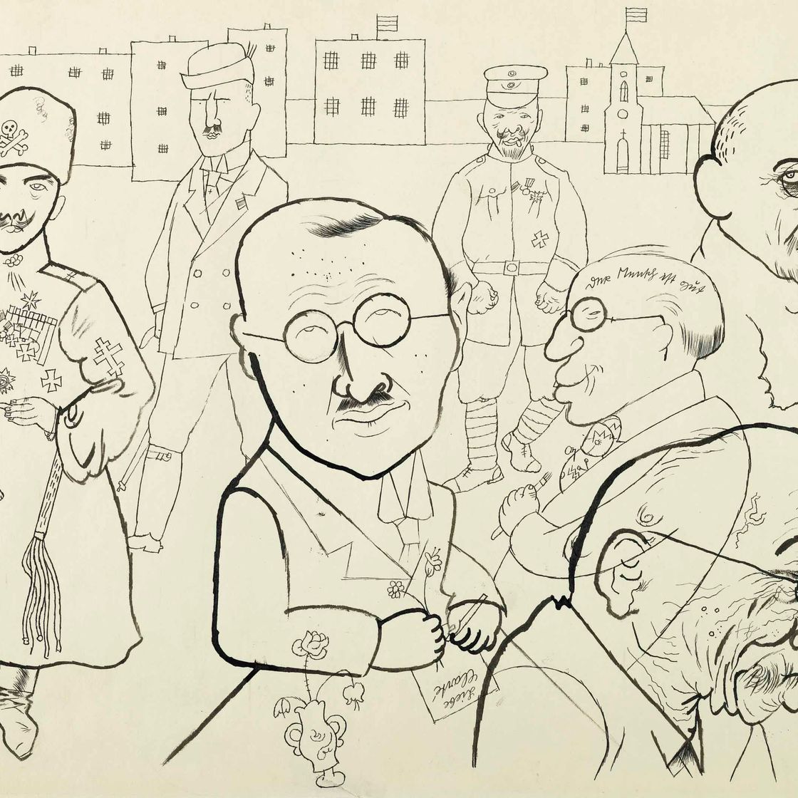 George Grosz — Либе Кларте