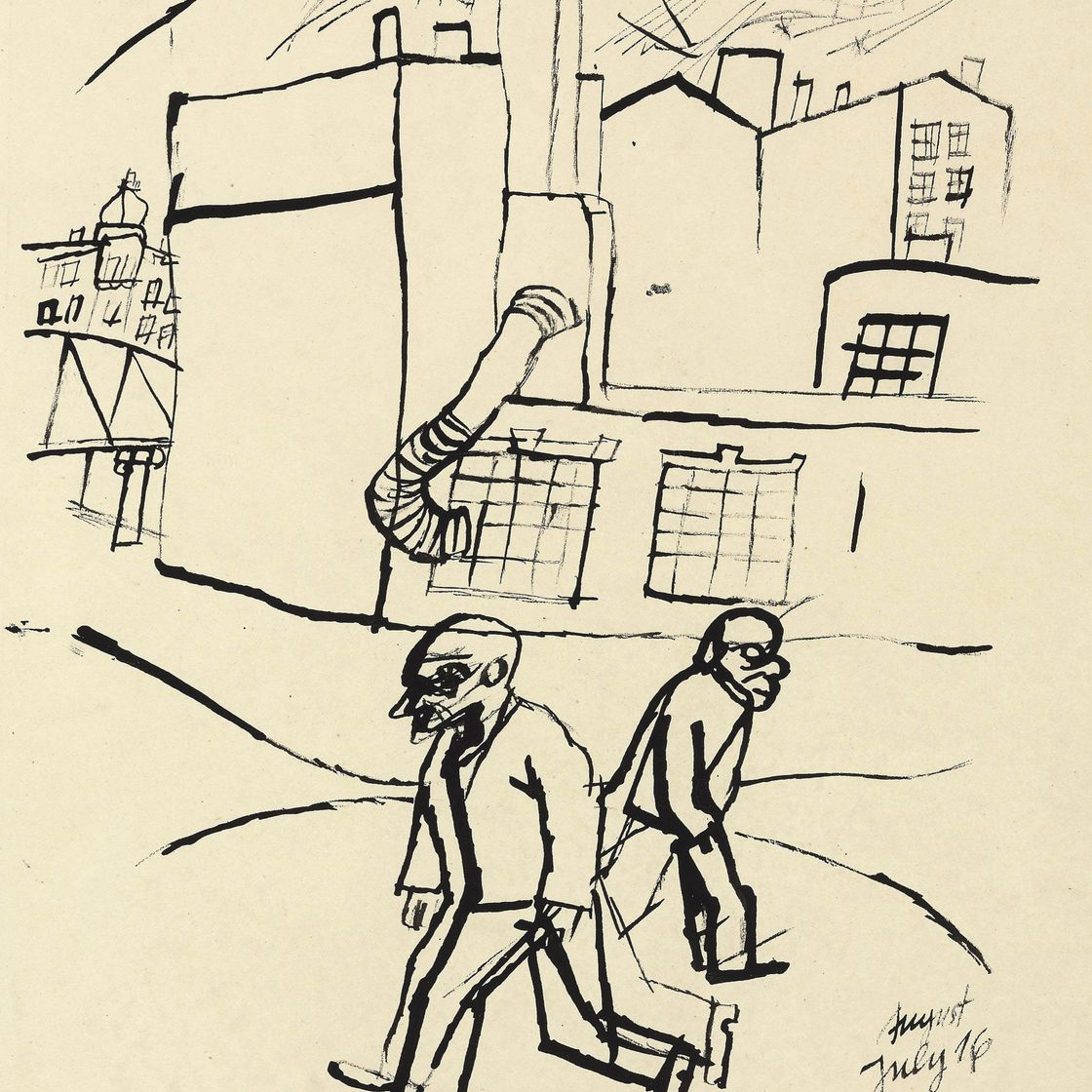 George Grosz — Штрассенбильд