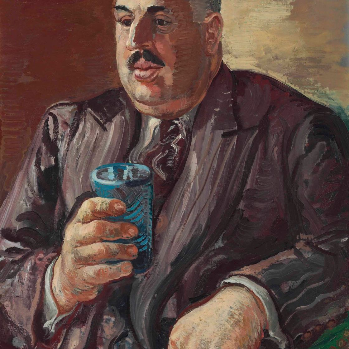 George Grosz — Портрет Эриха Кона