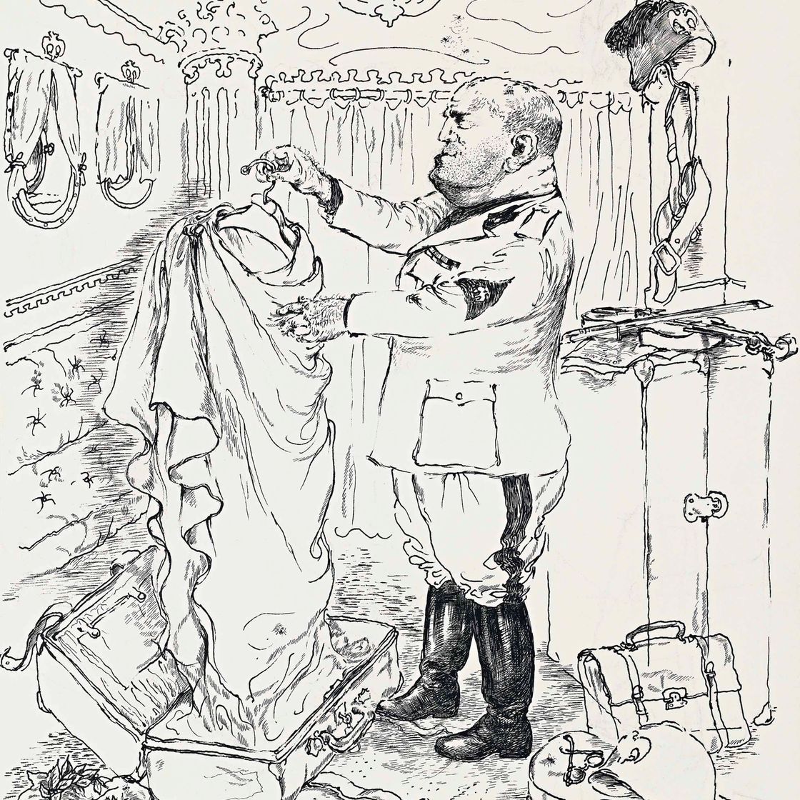 George Grosz — Муссолини, колониалист