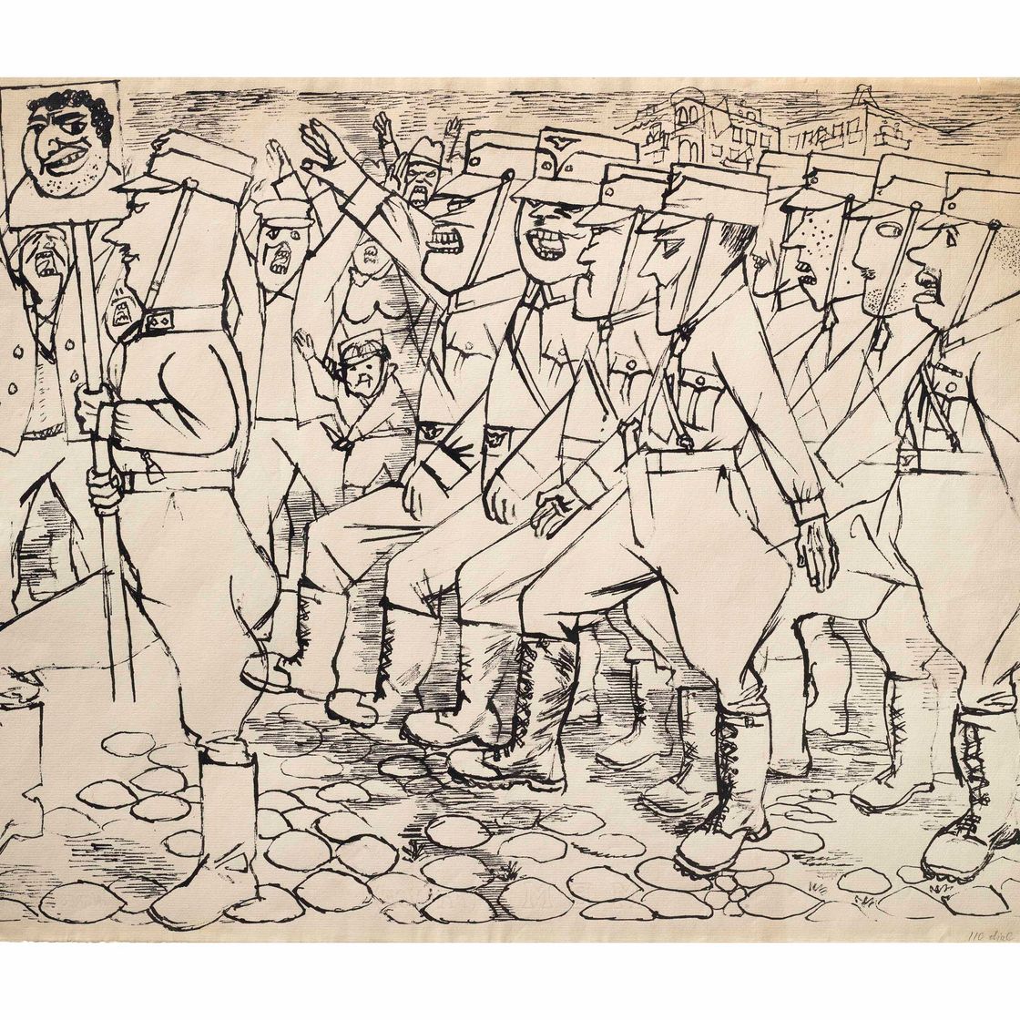George Grosz — Цивилизация шагает вперед