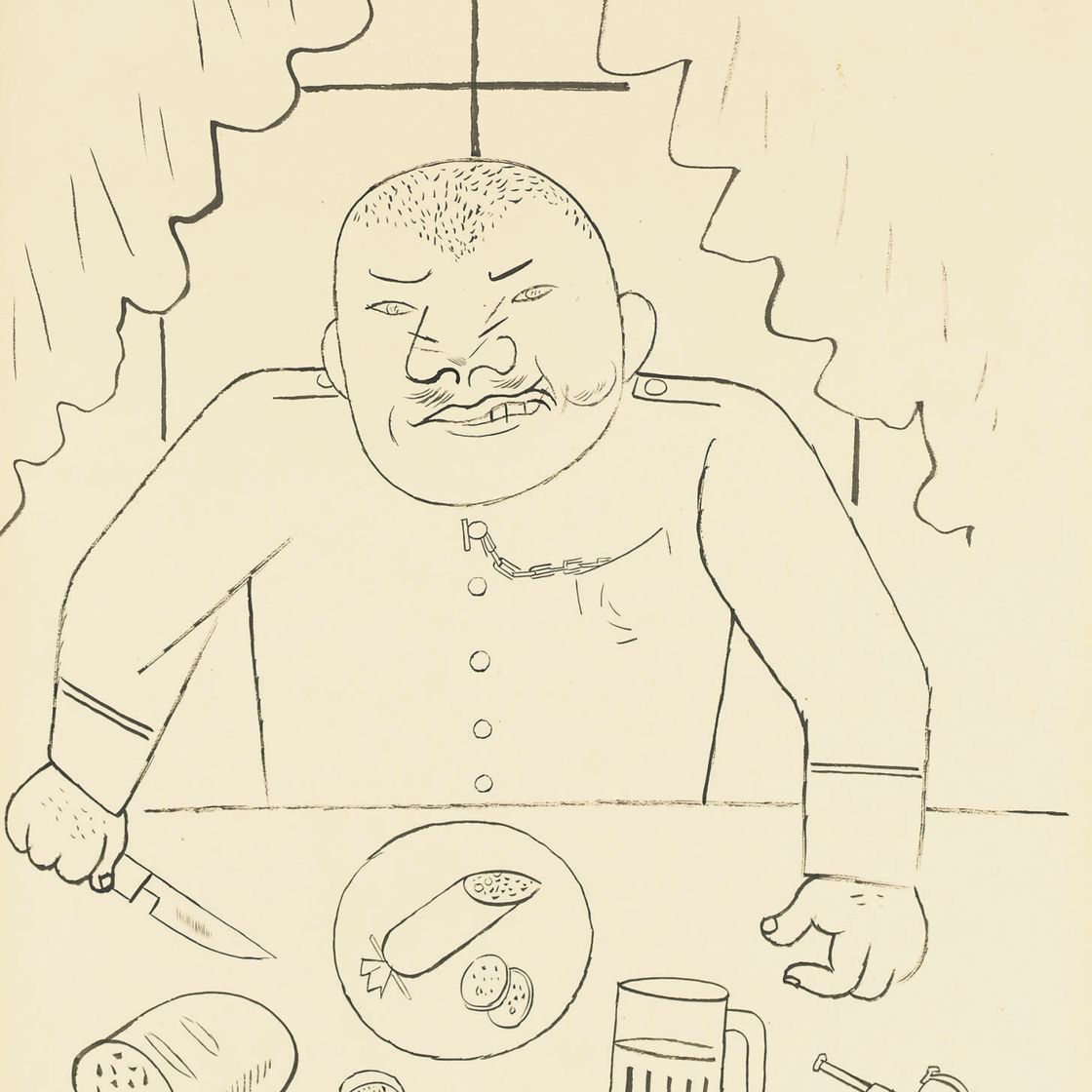George Grosz — Моя любовь живет в королевских дворах - Малер!! Понимаете?!