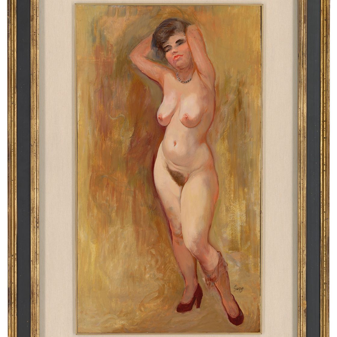 George Grosz — Стоящая Обнаженная Женщина, изображение 4