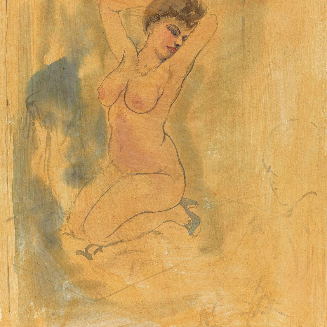 George Grosz — Художник и модель