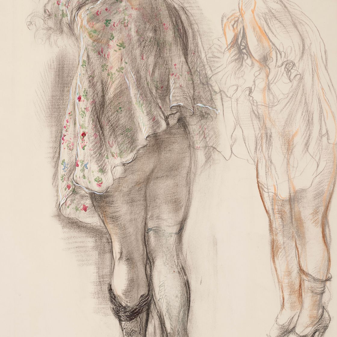 George Grosz — Женщина раздевается, изображение 1