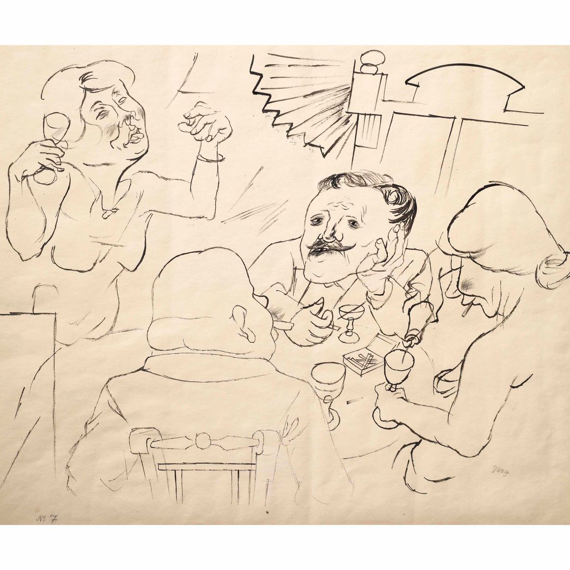 George Grosz — Умение вести себя непринужденно