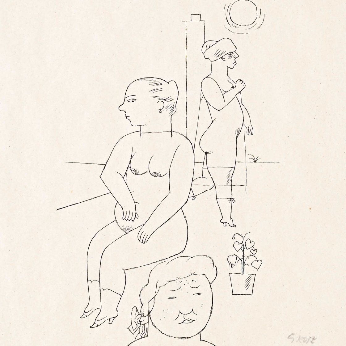 George Grosz — Дрей Фрауен