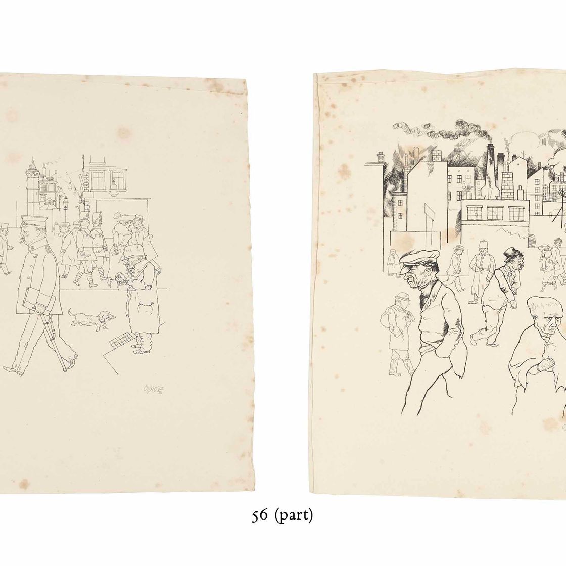 George Grosz — Им Шаттен, Берлин, Малик-Ферлаг, 1921 (Дюкерс М. IV)