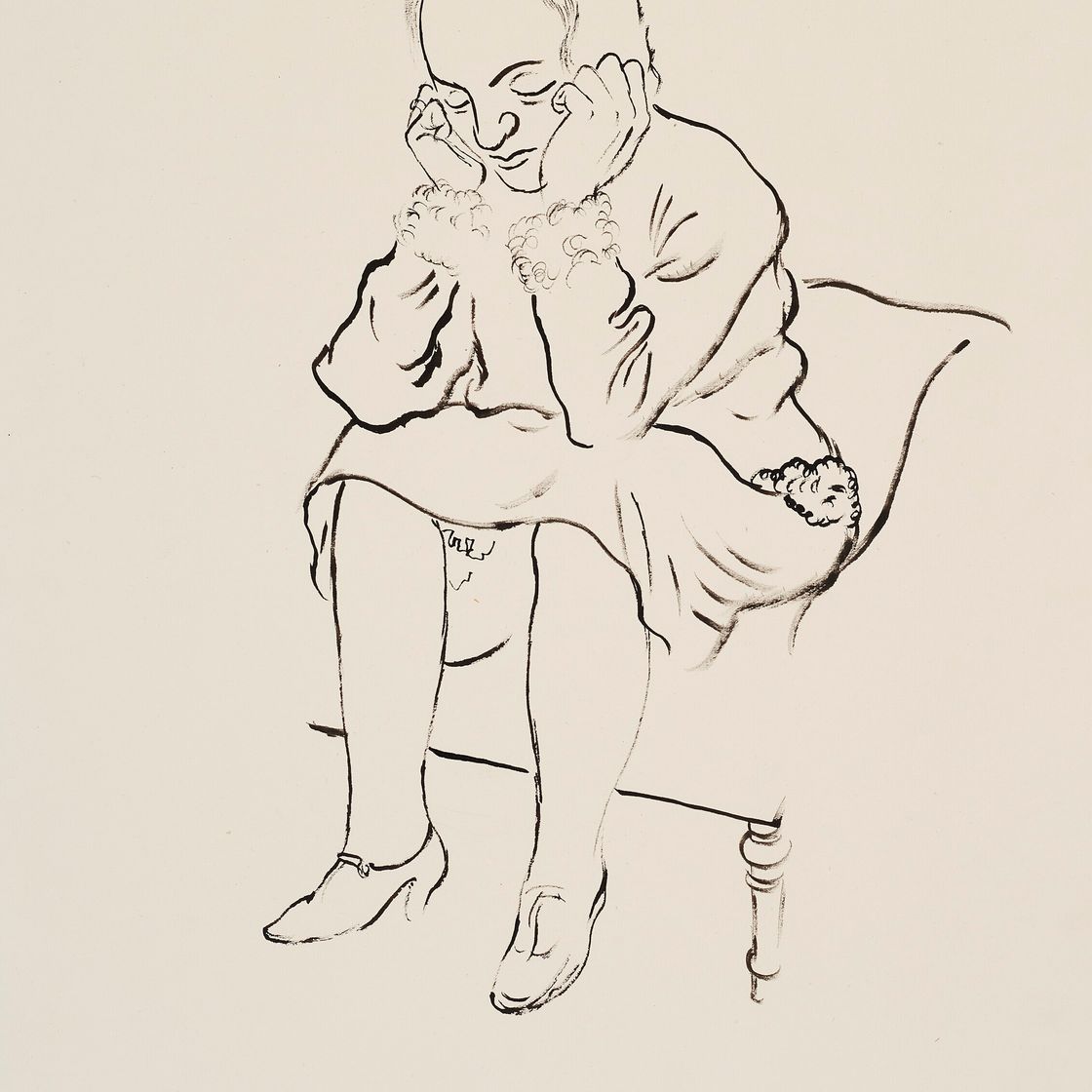 George Grosz — Мэдчен денкен, изображение 1