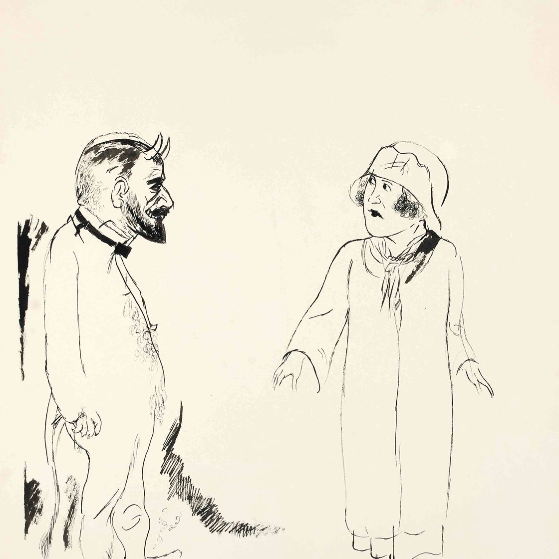 George Grosz — Добрый день, мистер Кобес, пусть умрет Дама.