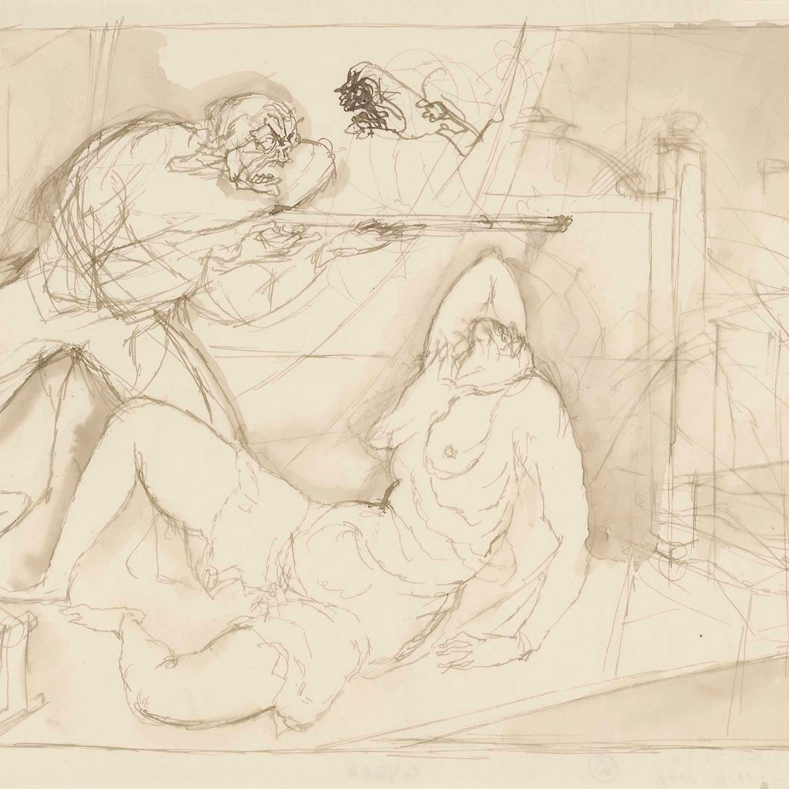 George Grosz — Близкие отношения, Семейные отношения
