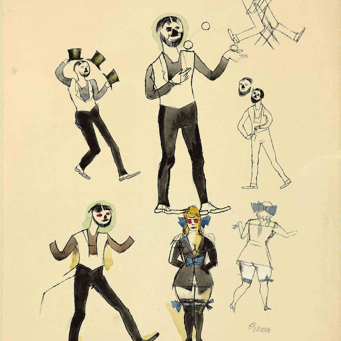 George Grosz — Тато и май