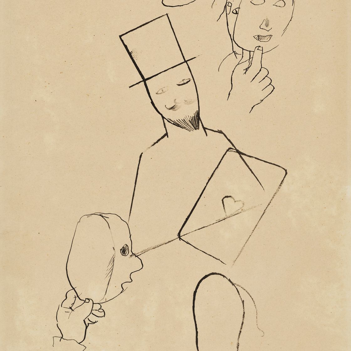 George Grosz — Дер Зауберер (Герц-Задница), изображение 1