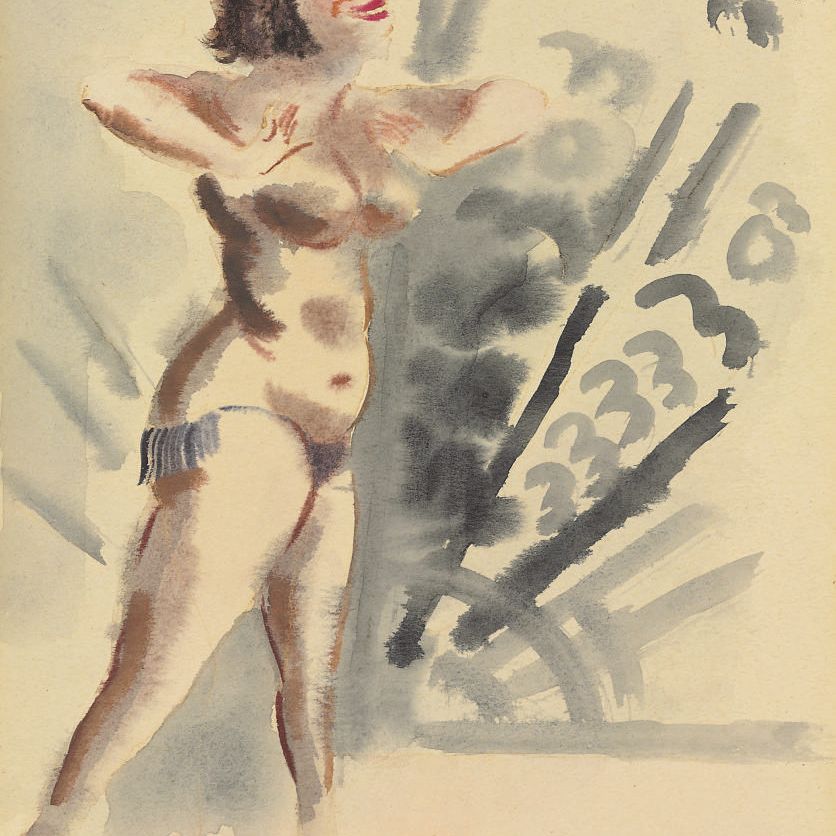 George Grosz — Бурлеск-шоу