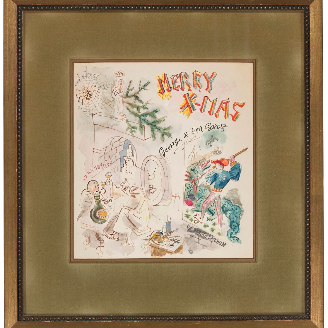 George Grosz — Счастливого Рождества, изображение 2