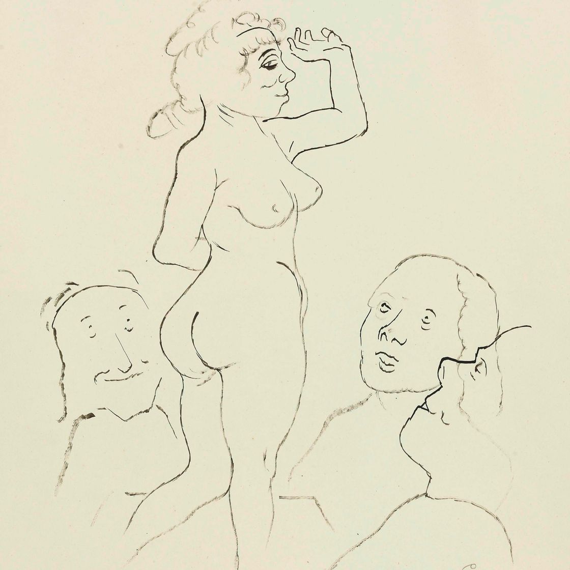 George Grosz — Леди Гамильтон