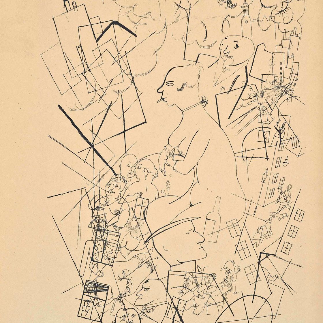 George Grosz — Ева, от: Ecce Homo (фото 51) (Дюкерс С. 51)