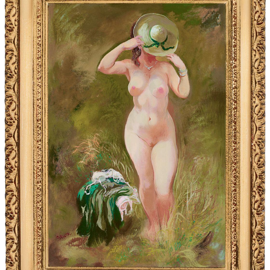 George Grosz — Обнаженная женщина в соломенной шляпе, Кейп-Код, изображение 2