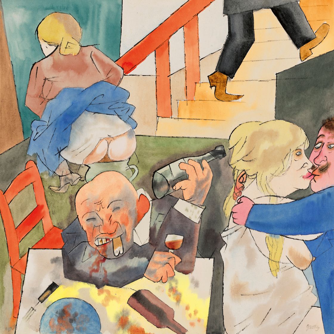 George Grosz — Оргия, изображение 1