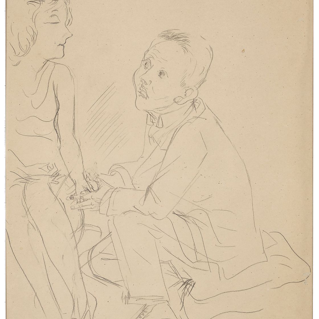George Grosz — Либеспаар