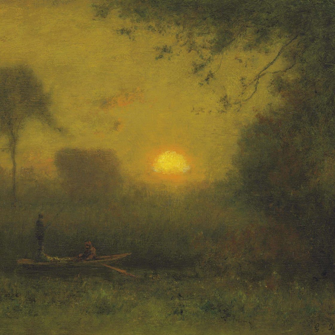 George Inness — солнце