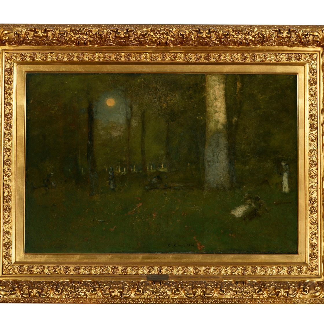 George Inness — Пикник в лесу, Монтклер, Нью-Джерси, изображение 2
