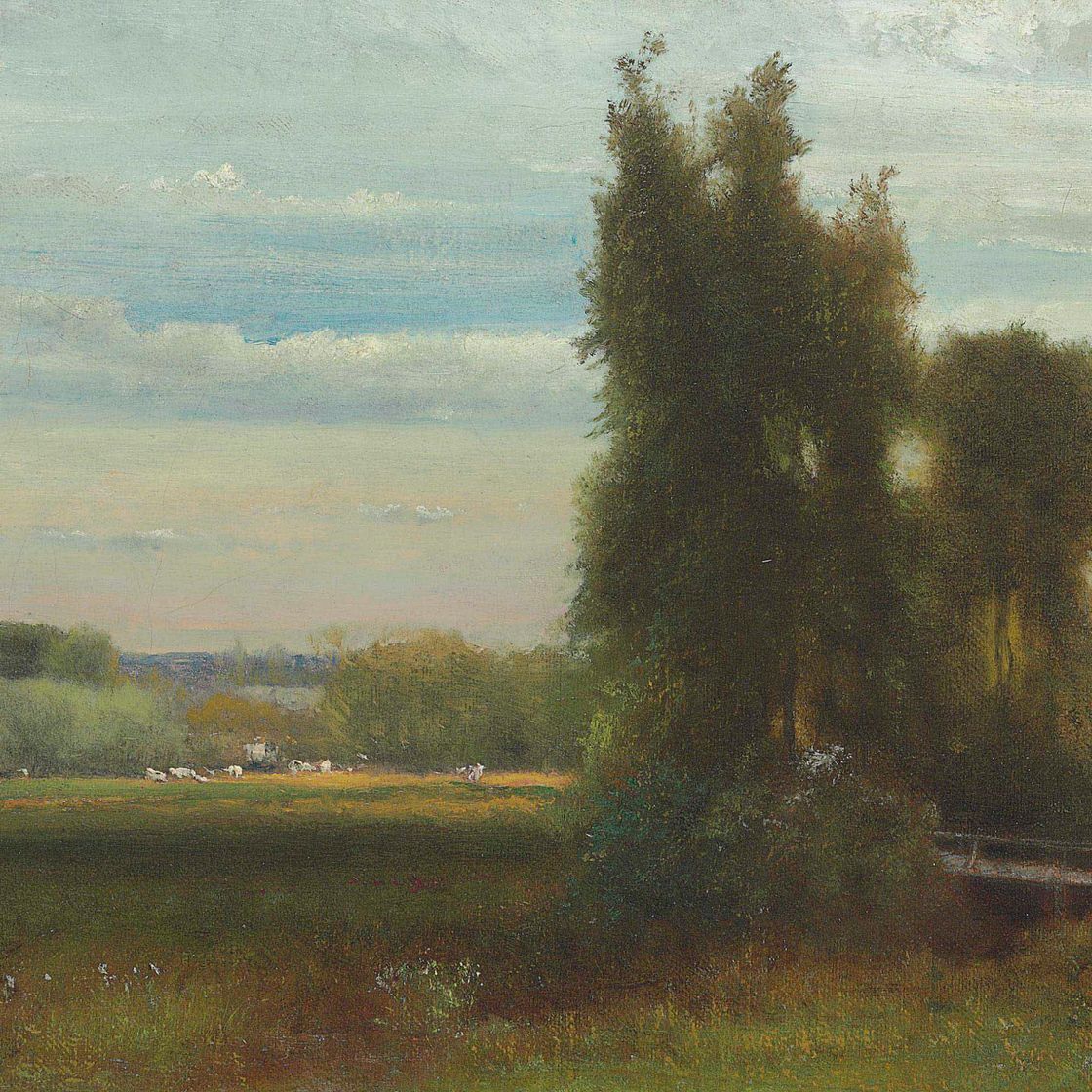 George Inness — Гастингс (вечерний пейзаж)