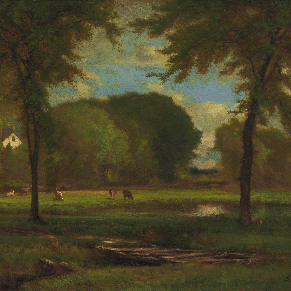 George Inness — Пастбище