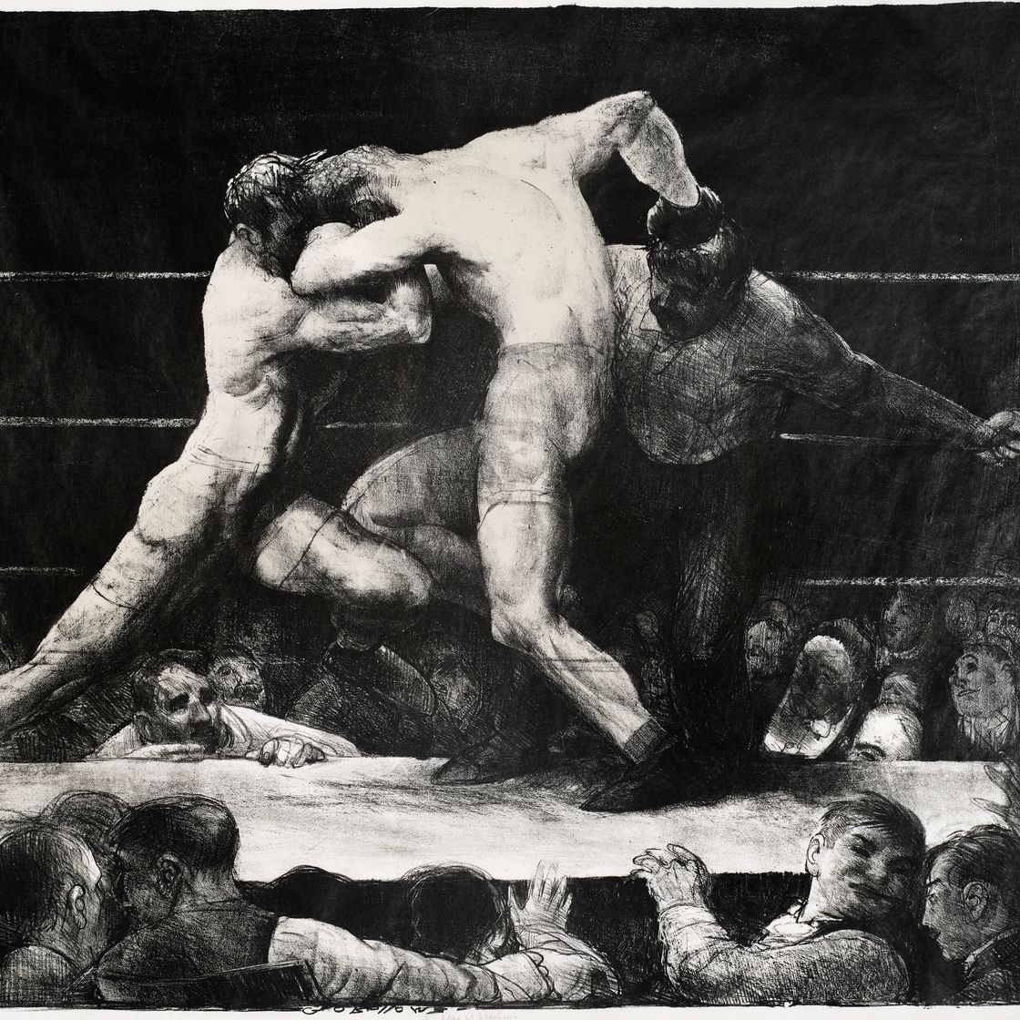 George Wesley Bellows — Мальчишник у Шарки, изображение 1