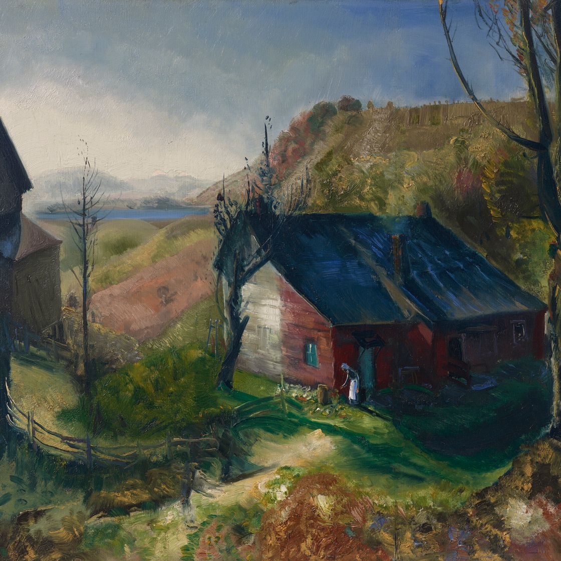 George Wesley Bellows — Горная ферма, изображение 1