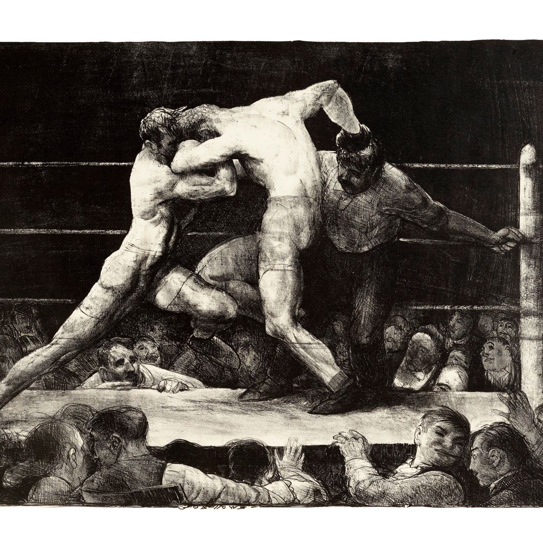 George Wesley Bellows — Мальчишник у Шарки