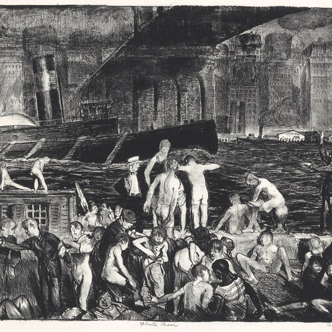George Wesley Bellows — Пляж Сплинтер (Мейсон, 28)