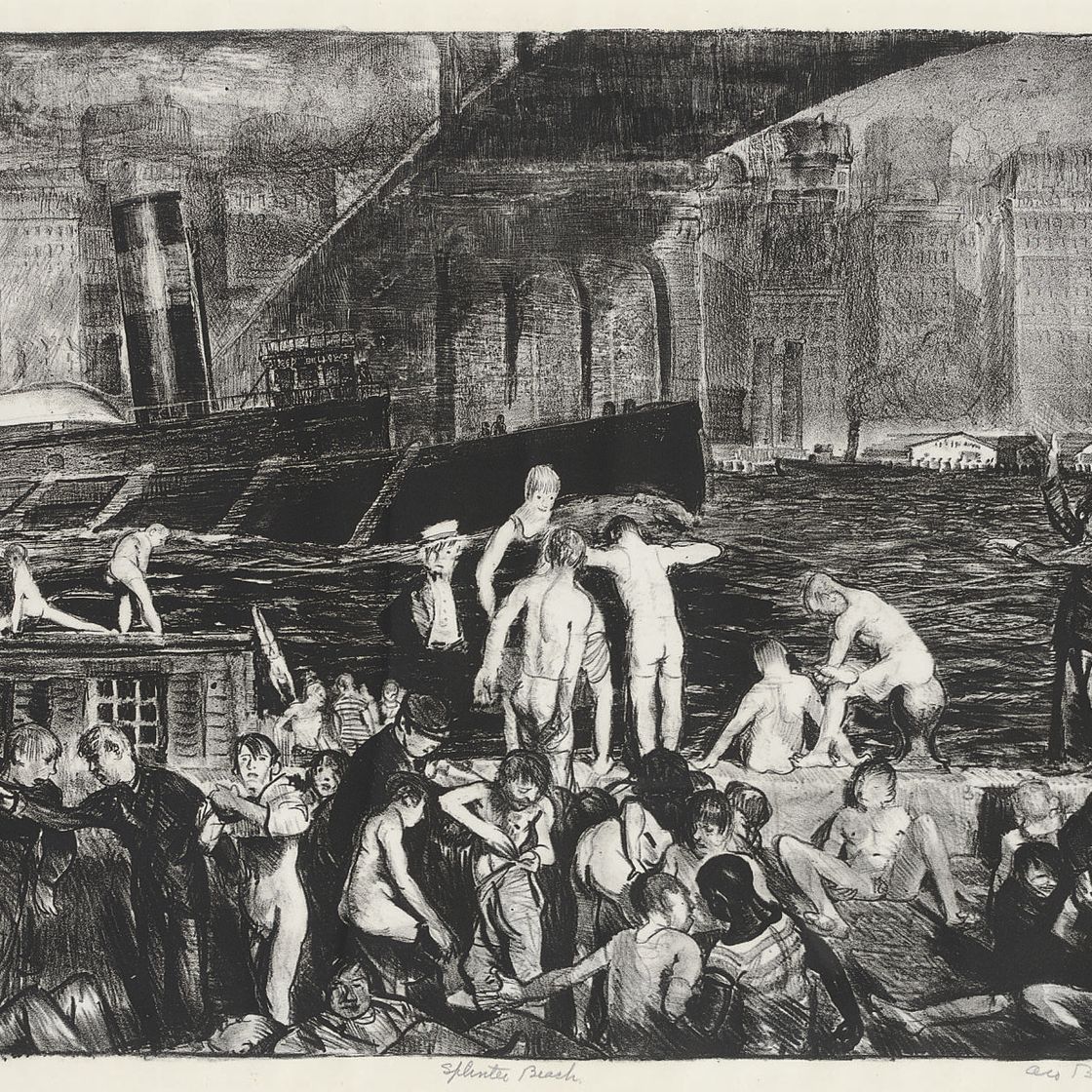 George Wesley Bellows — Пляж Сплинтер (M. 28)