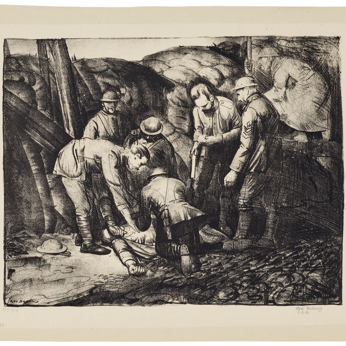 George Wesley Bellows — Подстреленный