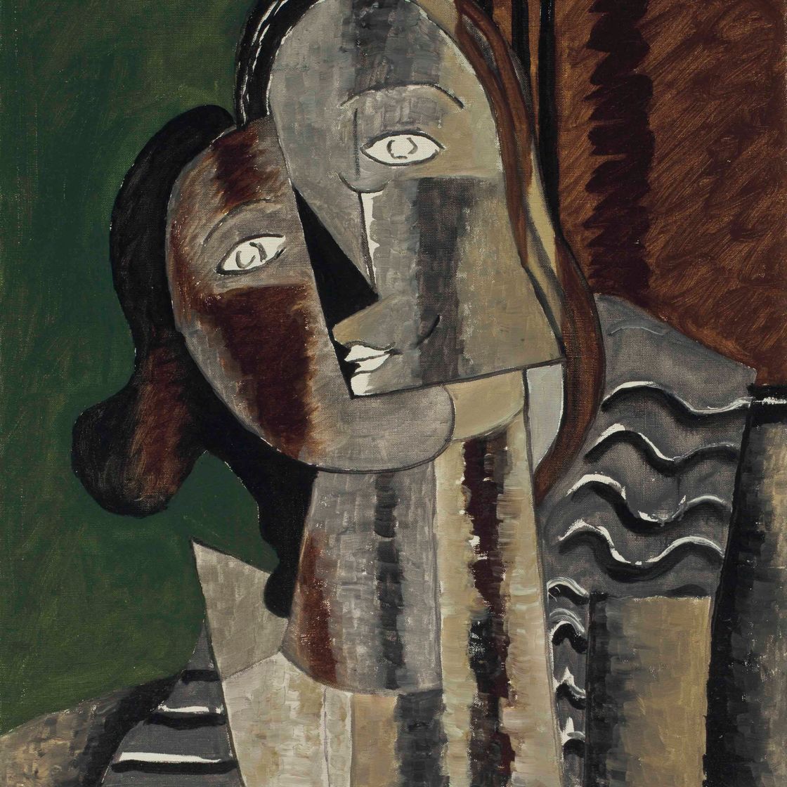 Georges Braque — Тет-а-тет с женщиной II