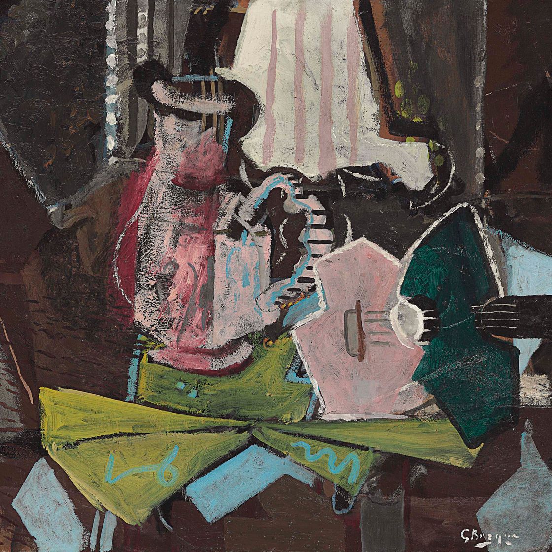 Georges Braque — Лампа за столом (Sous la lampe)